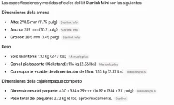 Medidas y Peso Starlink Mini.webp